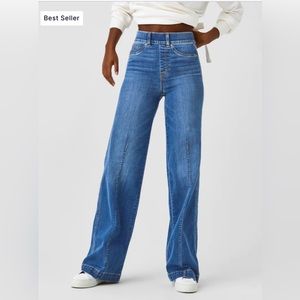 SPANX Seamed Front, Wide Leg Jeans